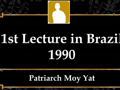 MYI12 – 1st Lecture in Brazil 1990